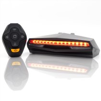 ADDtrade.[C1] Bike Bicycle Rear LED Tail Light Wireless USB Remote Control Turn Signals Laser Bicycle Lights Bicycle Accessories