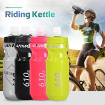 Riding Kettle 610ml MTB Cycling Water Bottle Leak-proof Squeeze Equipment Bottle For Bicycle Mountain Bike Road Bike Riding Camping Sports