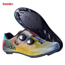 BOODUN bottome 20 years new microfiber breathable dazzle colour cycling shoes vamp shoes highway mountain bike lock