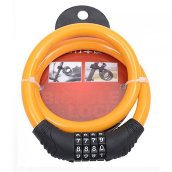 Bicycle Four-digit Password Lock Anti-theft Lock Mountain Bike Lock
