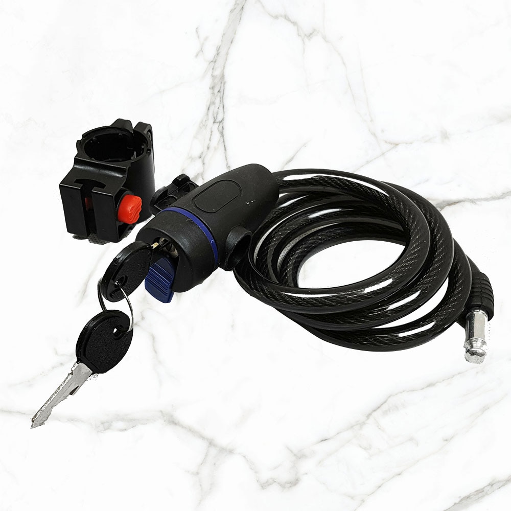 steel cable bike lock