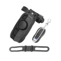 110dB USB Rechargeable Wireless Anti-Theft Vibration Motorcycle Bike Bicycle Security Lock Alarm with Remote Control Tools