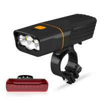 L2/T6 LED Bicycle Light USB Rechargeable Flashlight 5200mAh Mountain Bike Headlight Waterproof MTB Front Lamp with 18650 Battery