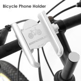 Universal Bike Cell Phone Mount Aluminum Alloy MTB Motorcycle Mobile GPS Holder Cell Mobile Phone Holder Stand