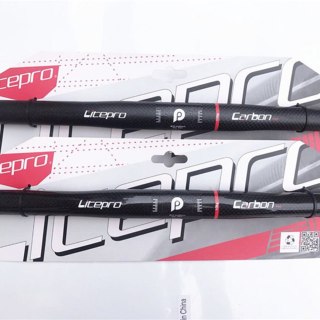 Litepro Full Carbon Fibre Fiber Handlebar Straight 25.4*580mm 540mm Folding Bike Bicycle Horizontal Handle Bar