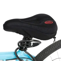 25# 3D Soft Thickened Bike Seat Gel Cushion Cover Parts Ergonomic Design For Large Wide Bicycle Saddle Pad Cycling Riding Seat