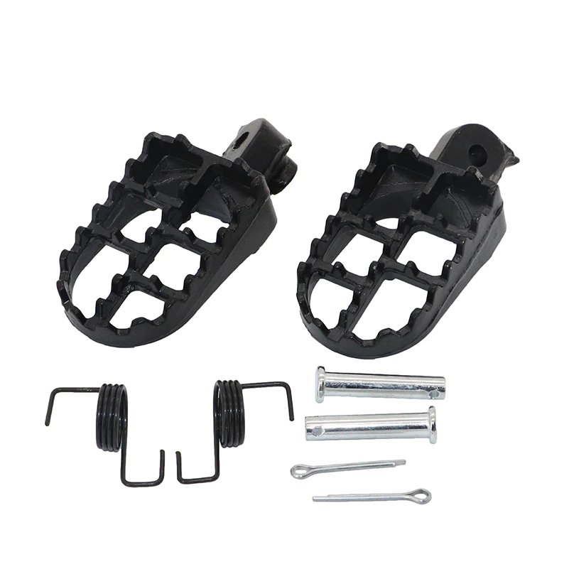 TC-Motor Stainless Steel Footpegs Foot Pegs Footrest Foot Rest For TW200 PW50 PW80 Pit Dirt Motor Bike Motorcycle Motocross 