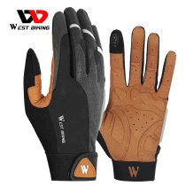 WEST BIKING Sports Cycling Gloves Touch Screen Men Women Gloves Winter Windproof MTB Bicycle Motorcycle Ski Snow Fitness Gloves