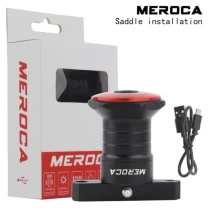 MEROCA WR15 Bicycle Taillights Intelligent Sensor Brake Lights Usb Charge Mountain Road Bike MTB MX2 Rear Taillight Cycling Lamp
