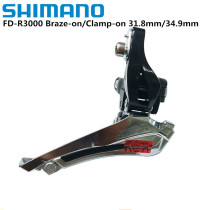 SHIMANO SORA FD R3000 Front Derailleur Brazed On 31.8mm 34.9mm 2x9 Speed Road Bike Bicycle Transmission Accessories
