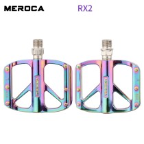 MEROCA RX1/RX2/RX3 Sealed Bearing Pedal Mountain Bike Aluminum Alloy DU Pedals Hollowed Out Iamok Bicycle Parts