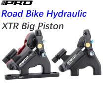 IIIPRO Road bike brake calliper XTR Large Cylinder oil hydraulic disc brake cable pulling brake Alu uni body 2 pistons 160mm