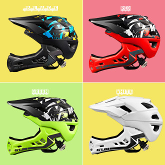 GUB FF Bicycle Helmet Children Balance Car Full Helmet Integrally-molded Outdoor Cycling Accessories Men Bike Helmet 48-57cm