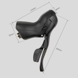 Universal Road Bike Shifter 2x7 2x8 2x9 2x10 Speed Shift/Brake Lever Dual Control Levers Bicycle Derailleur For Shimano Parts