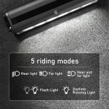 Bicycle Handlebar Type-C  Aluminium Rechargeable Front light