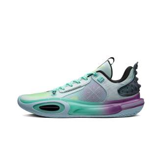 Li-Ning Wade All City AC 11 “Ice Blood” D‘Angelo Russell Basketball Shoes Mint Green/Purple ABAT005-3