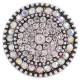 20MM round snap silver plated with white rhinestones KC8844 interchangable snaps jewelry