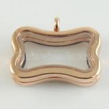 Stainless steel floating charm locket can open