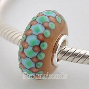 partner S925 murano lampwork glass beads