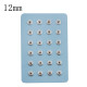 Display of 24 pieces PU leather blue type for 12MM snaps chunks