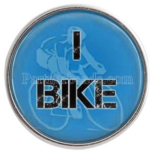 20MM snap glass Bike C1035 interchangeable blue
