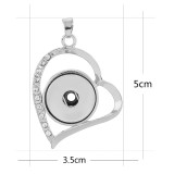 love Pendant of necklace fit snaps style chunks jewelry