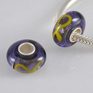 partner S925 murano lampwork glass beads