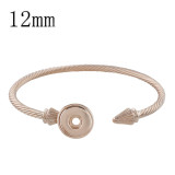1 buttons snap rose rose gold bracelet fit 12MM snaps jewelry KS1191-S