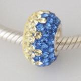 partner Dual Color STELLUX Austrian crystal beads with 90pcs rhinestones