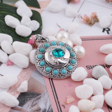 20MM snap Dec. birthstone cyan KC5082 interchangable snaps jewelry