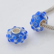 partner S925 murano lampwork glass beads