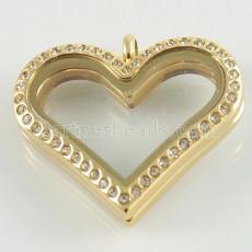 Heart Stainless steel floating charm locket 