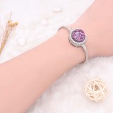 1 buttons snap sliver bracelet fit 20MM snaps jewelry KC0870