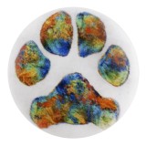 20MM dog Painted enamel metal snaps button print C5019 jewelry