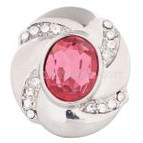 20MM snap Oct. birthstone pink KC5080 interchangable snaps jewelry