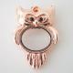 Owl Rose Gold floating locket