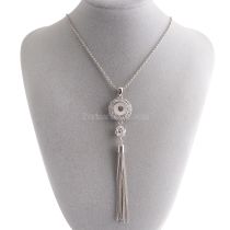 Pendant of necklace with 60CM chain fit 1 buttons 12MM snaps style small chunks jewelry KS1113-S