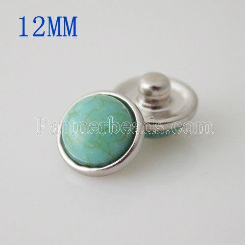 12mm Small size Semi-precious stone KB3190-BC snaps jewelry