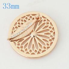 33 mm Alloy Coin fit Locket jewelry type009