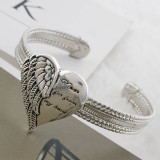 20MM love  big size snap Silver Plated KC9869 snap jewelry
