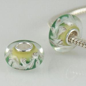 partner S925 murano lampwork glass beads