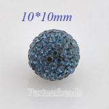 10mm Darkblue STELLUX Austrian crystal ball beads