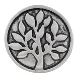 20MM tree snap Silver Plated KC9790 snaps jewelry