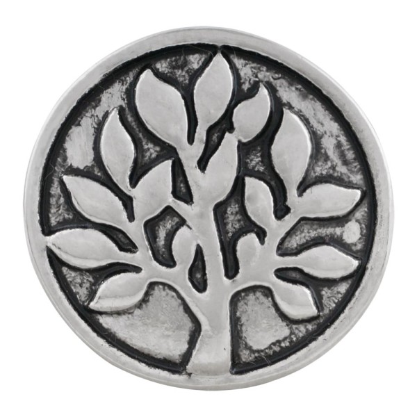 20MM tree snap Silver Plated KC9790 snaps jewelry