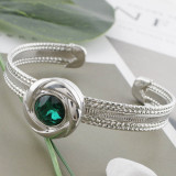 20MM snap May birthstone deep green KC5679 interchangable snaps jewelry