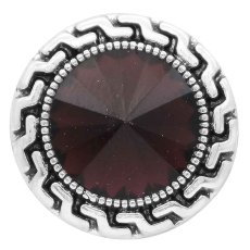 20MM snap Feb. birthstone purple KC6575 interchangable snaps jewelry