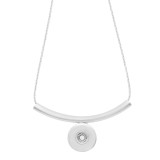 Pendant sliver Necklace with 45CM chain KC1063 snaps jewelry
