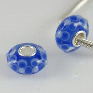 partner S925 murano lampwork glass beads