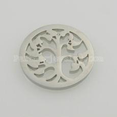 25MM stainless steel coin charms fit  jewelry size heart tree