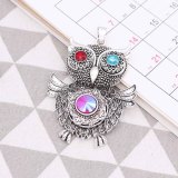 20MM design snap Silver Plated with Colorful rhinestone KC7754 snaps jewelry